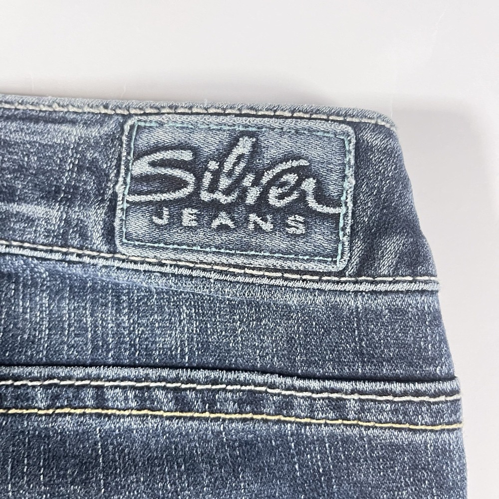Womens Silver Jeans Aiko Boot Cut 29x31 Dark Wash Blue Denim - Picture 13 of 13